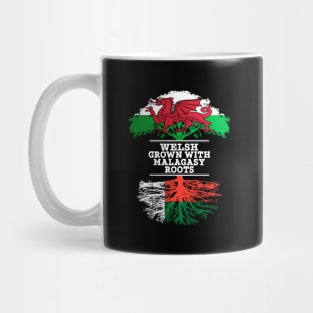 Welsh Grown With Malagasy Roots - Gift for Malagasy With Roots From Madagascar Mug